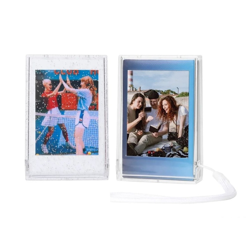 [CLEARANCE] Pikxi Ice Cream Cute Transparent Photo Mini Storage Box with 10 Sheets Capacity for Fujifilm Instax Mini Film