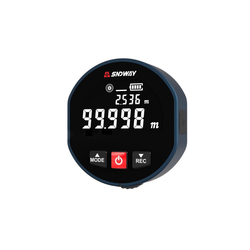 [CLEARANCE] Sndway SW-X30A SW-X30D Digital Roller and Laser Distance Meter Rangefinder with 30M Max Range, Record Function, Unit Conversion, USB Type-C Charging Port for Furniture and Home Improvement Measurements