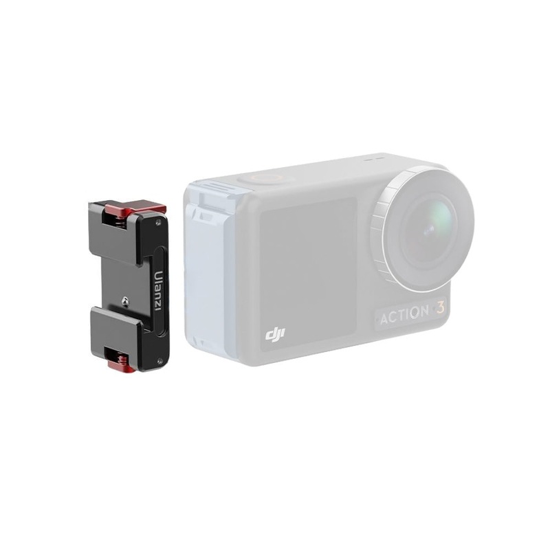 [CLEARANCE] Ulanzi OA-19 Magnetic Metal Extended Cold Shoe Mount for DJI Osmo Action 3 Sports Camera, External Microphone, Fill Light and Other Photography Equipment | 3272