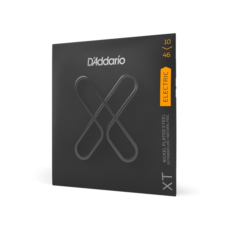 D’Addario XT Regular Light Coated Electric Guitar String Set with Nickel Steel Core for Balanced Tones (.010-.046) | XTE1046