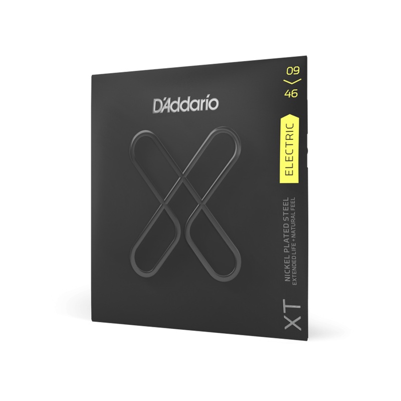 D’Addario XT Super Light Top/Regular Bottom Coated Electric Guitar String Set with Nickel Steel Core for Low-End Tones (.009-.042) | XTE0946