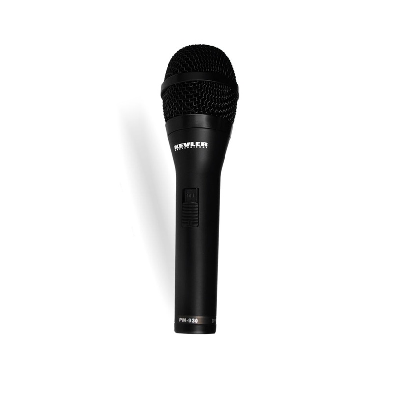 KEVLER PM-930 Professional Dynamic Hypercardioid Wired Microphone with Precision Crafted Design, 10-Meters Cable, 15Watts and 4 Ohms Impedance