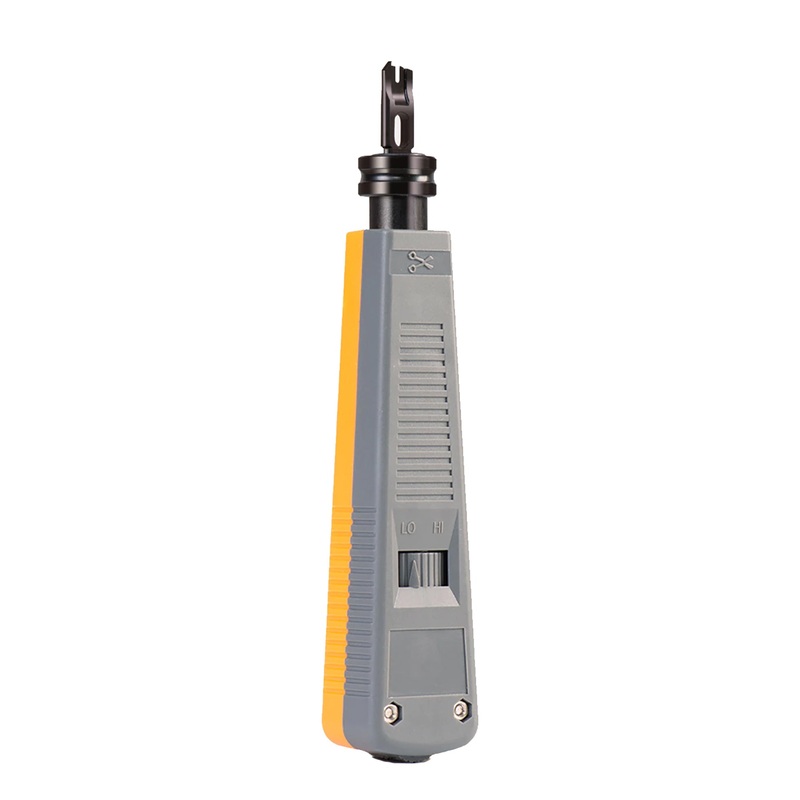 Vention Punch Down Impact Tool Network Punch Tool with Double Blade, Adjustable Boost Button, Blade Storage Hole for Patch Panels Wire Modules 110 | KECH0