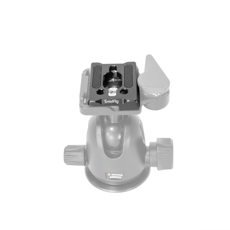 [CLEARANCE] SmallRig 200PL Type QR Quick Release Plate with 1/4-20 Threaded Screw & Hex Spanner, Built-in Rubber Pads for Select Cages and Manfrotto RC2 System Tripod Head 2902