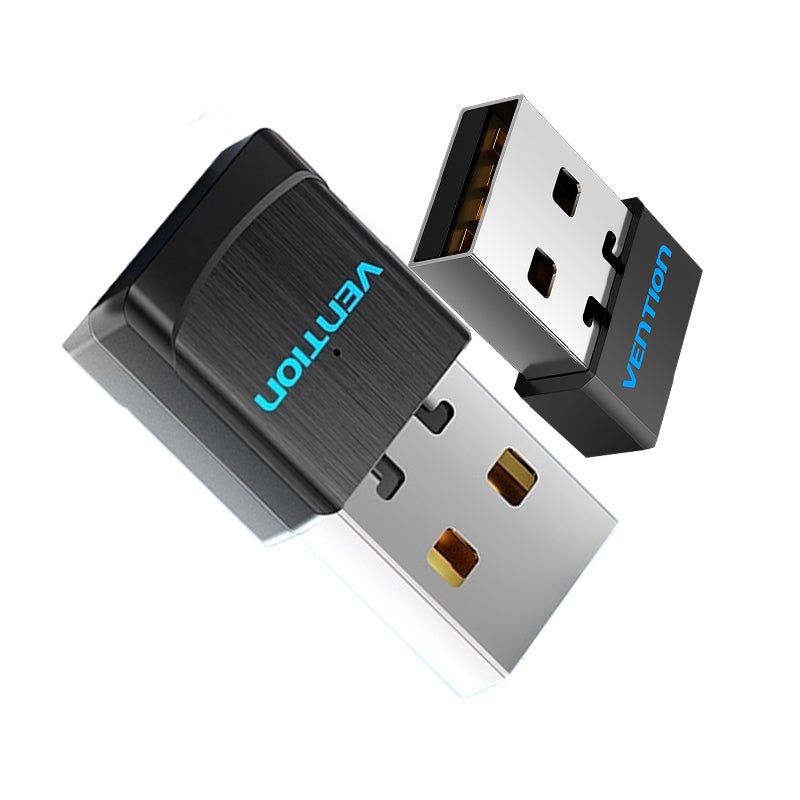 [CLEARANCE] Vention USB 2.0 Wi-Fi Adapter Dongle with 5GHz Dual Band / Single Band Connectivity, 433Mbps Wireless Transmission Speed, and Integrated Multi-Layered Encryption for PC and Laptops | KDSB0