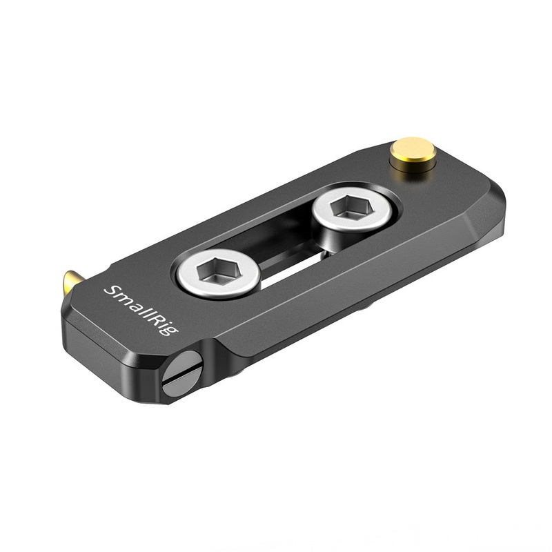 SmallRig 2 Low-Profile NATO Rail with Spring Loaded Safety Pins and 1/4-20 Mounting Screws for NATO Camera Accessories BUN2468B