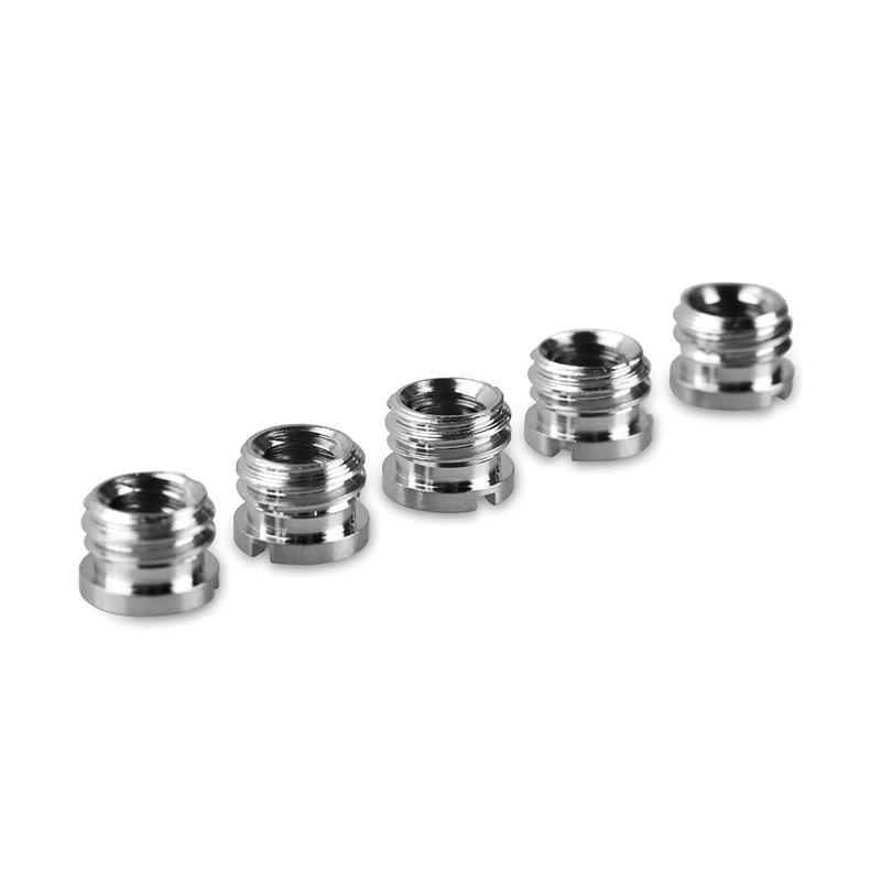SmallRig 5pcs 1/4-20 to 3/8-16 Threaded Screw Adapters For Ball heads, Tripod, Monopods, Lightning stand, Quick release stand 1610