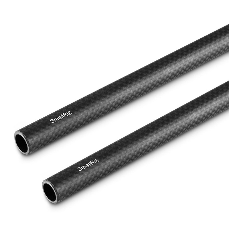 SmallRig 8 2pcs Carbon Fiber Rod Set with 15mm Diameter LWS Compatible for Rod Clamp System, Baseplate and other Mounting Camera Accessories 870