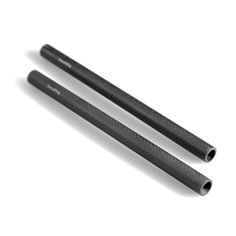SmallRig 9 2pcs Carbon Fiber Rod Set with 15mm Diameter LWS Compatible for Rod Rail Support, Baseplate and other Mounting Camera Accessories 1690