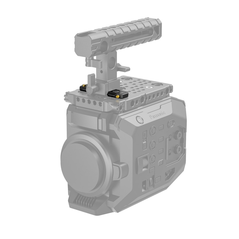 SmallRig 90mm Universal Low-Profile NATO Rail with Hex Spanner, Slide Hollow Hole, 1/4-20 Mounting Screws and Spring-Loaded Safety Pins for NATO Accessory Clamps, Handle and Monitor Holders BUN2484B