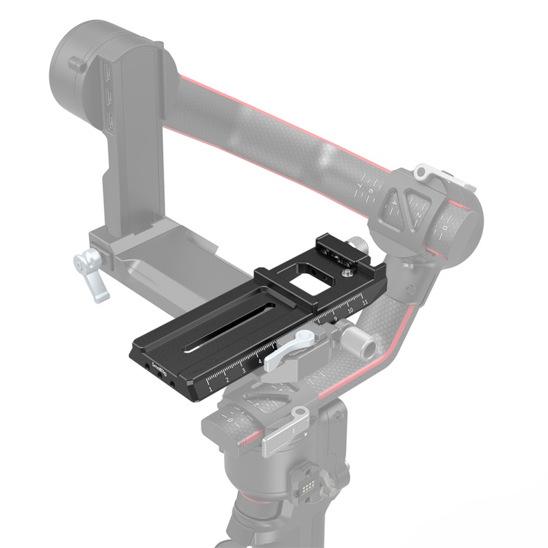 SmallRig Arca-Swiss QR Quick Release Plate Manfrotto Type with Thumbscrew, Adjustable Anti-drop Design for DJI RS 2/RSC 2/Ronin-S / RS 3 / RS3 Pro Gimbal 3061