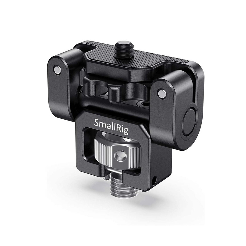 SmallRig Articulating Monitor Mount with 3/8-16 ARRI Anti-Twist Pins, 1.5kg Load Capacity, Compatible with 5 or 7 Monitors, Secure Thumbscrews and Rubber Padding for Camera Cage Mounting System and Video Monitors 2174B