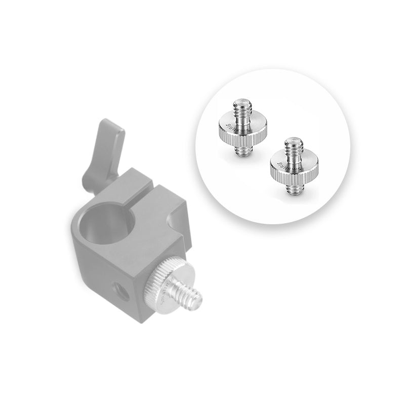 SmallRig Double-End Stud 2pcs with 1/4-20 Size both Ends for Camera Cage, Monitor LED, Microphone 828