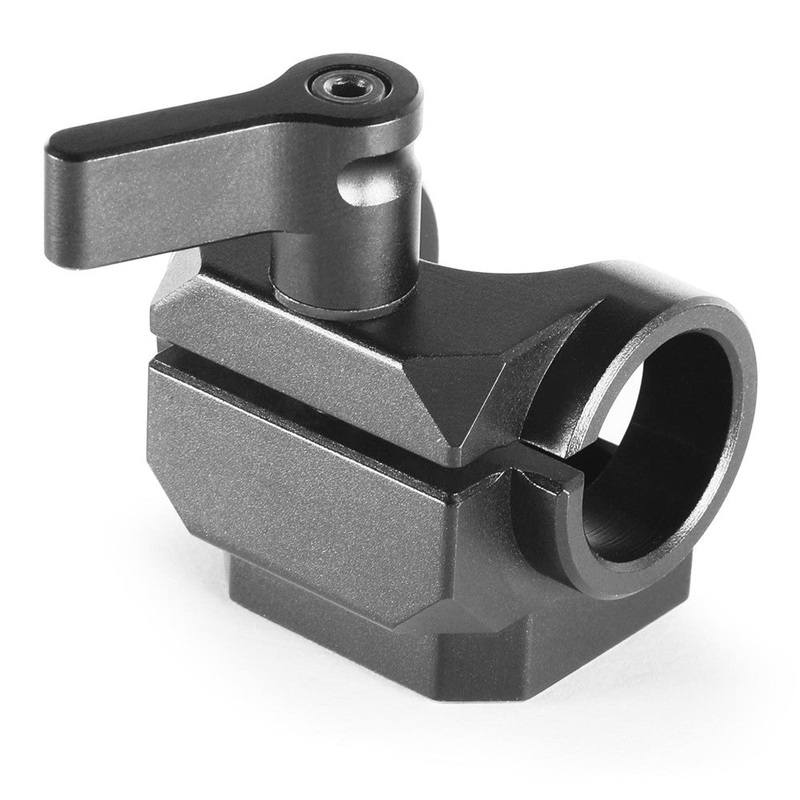 SmallRig LWS 15mm Single Rod Clamp with Counterbore Holes, Built-in 1/4-20 Threaded Holes, Quick Lock with Thumbscrew for Top Handles and Camera Stabilizer 1995