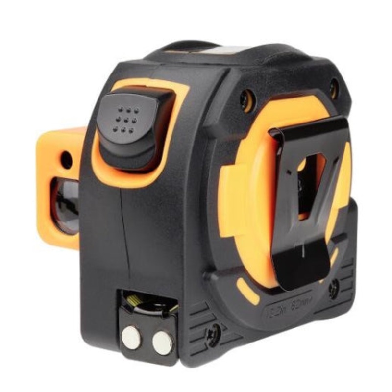 SNDWAY 2-in-1 60 Meters Laser Distance Meter Rangefinder with Self-Locking Measuring Tape Measure | SW-TM60