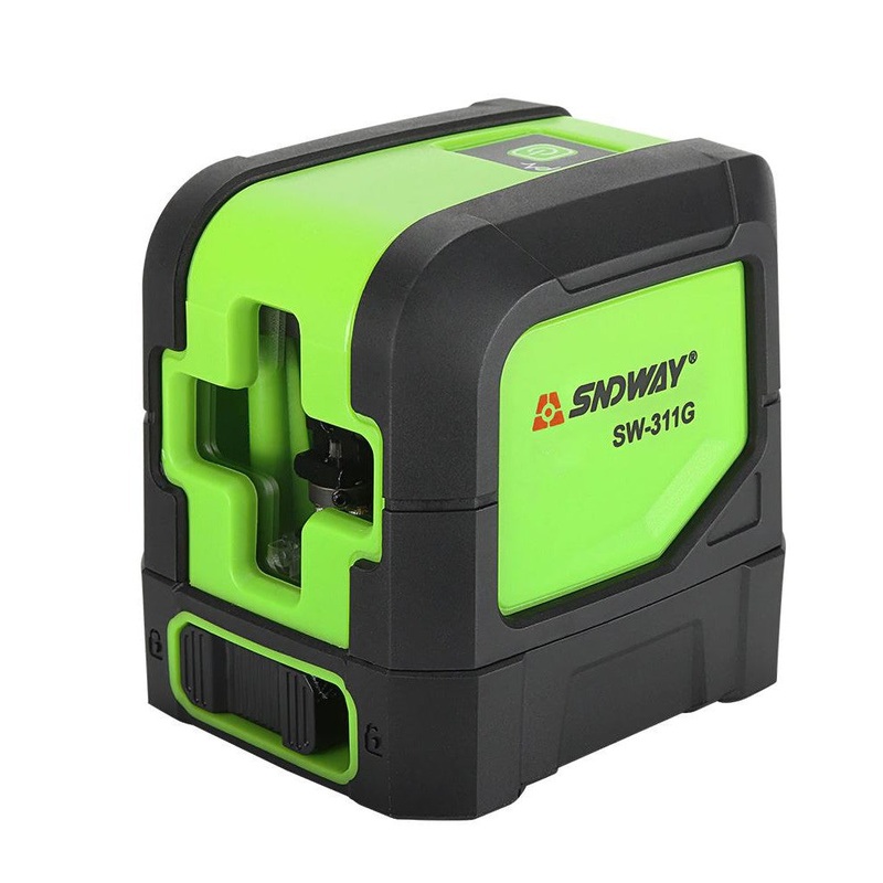 SNDWAY SW-311G LASER LEVEL Green Laser Beam 2 Cross Lines Vertical Horizontal Self-Levelling Laser