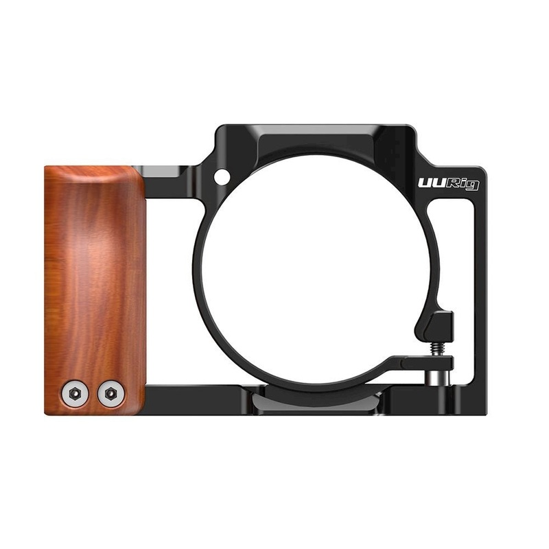 UURig by Ulanzi R056 Wooden Handgrip Frame for Sony ZV-1 Camera
