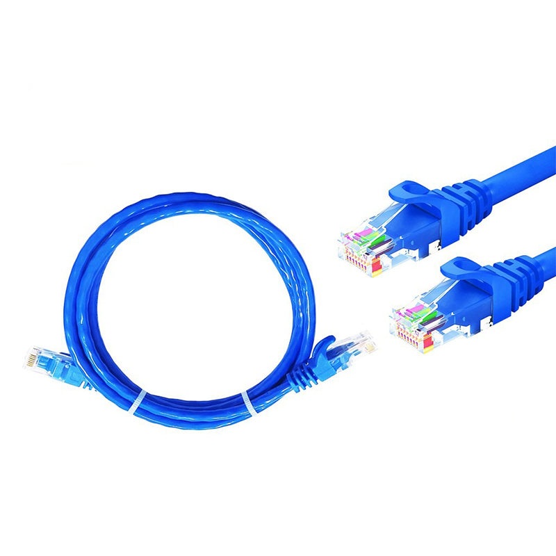 [CLEARANCE] AD-Link RJ45 Cat6E UTP Patch Ethernet Cable (1.5m – 10m) 24AWG CCA PVC Coating Network Cable 1.5m / 3m / 5m / 10m (Blue)