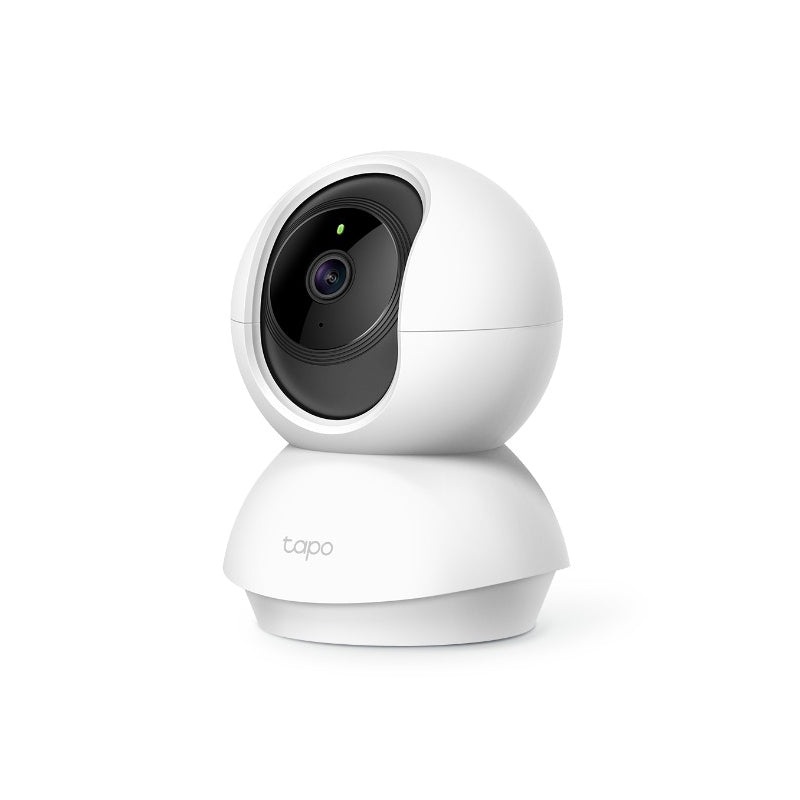TP-Link Tapo C200 Pan/Tilt Home Security Wi-Fi Camera 2.4GHz 1080p Full HD with F/NO 2.4, 4mm Focal Length, Night Vision Up to 9m, Built-in Microphone & Speaker, Motion Detection, Privacy Mode, Voice Control, 360 Degree Horizontal