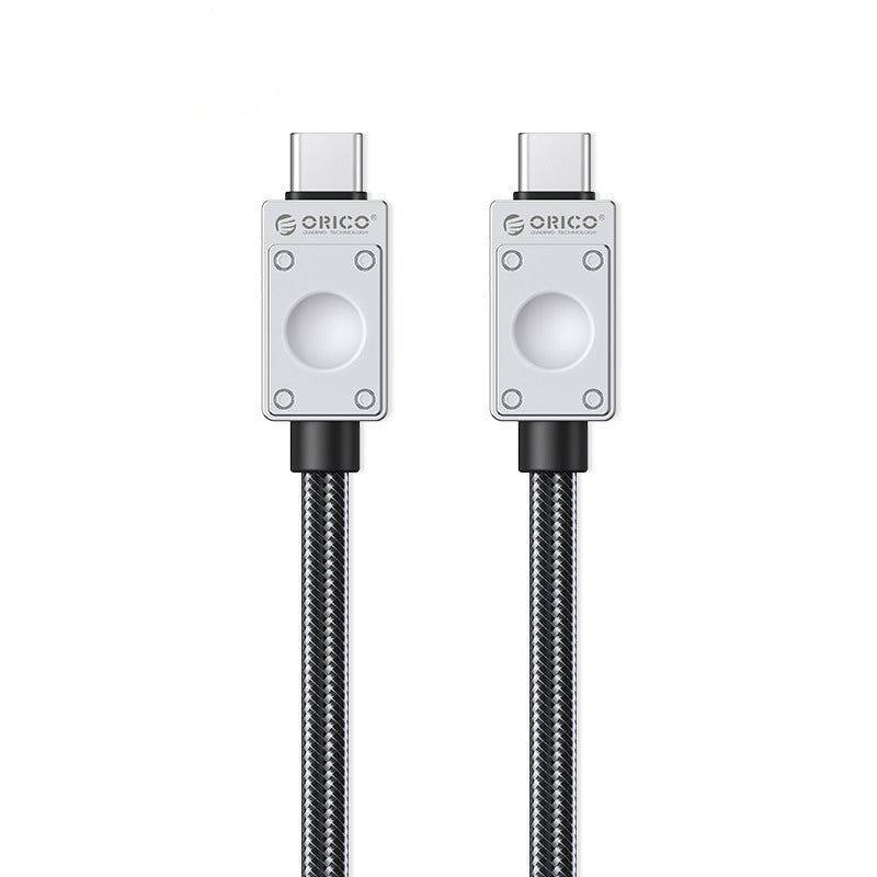 [CLEARANCE] ORICO 2 Meters PD 240W USB 2.0 Type C Fast Charging Data Cable with Durable Nylon-Braided Jacket & Intelligent Chip for iPhone 15 iPad MacBook Samsung Galaxy Tab Xiaomi Mi Pad Smartphone Tablet Laptop Camera | 240A2-20