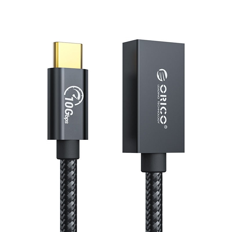 [CLEARANCE] ORICO CAF31 (0.3m / 1m) USB3.1 Gen2 USB Type C to USB-A Adapter Cable with 10Gbps Fast Data Transfer Rate, PD 60W 20V 3A, Aluminum Alloy for Smartphones, Laptop, Tablet, PC