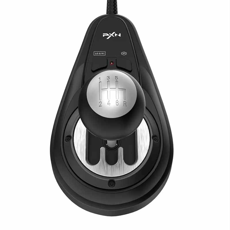 PXN A7 6+1 H-Pattern Racing Shifter for PC, PS4, PS5, Xbox Gaming Console with Table Top Mounting Clamp and Multi-Interface Design | Video Game Driving Controller