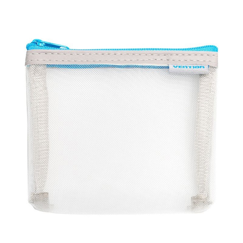 Vention 10 x 12 cm Electronic Accessories Personal Nylon Mesh Storage Bag with Pack of 6 for Power Adapter, Charging Data Cables, USB Hub, Flash Drives, SD/TF Memory Cards, Cosmetics | KREH0