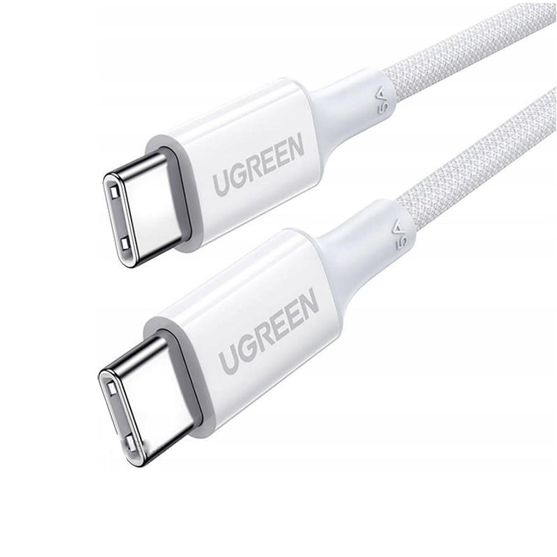 [CLEARANCE] UGREEN 2-Meters 100W USB-C QuickCharge 4.0 Fast Charging PD Power Delivery Cable with Nylon-Braided Sleeve for Mobile Phones, Tablets, Notebooks, and Laptop Type-C | 15269