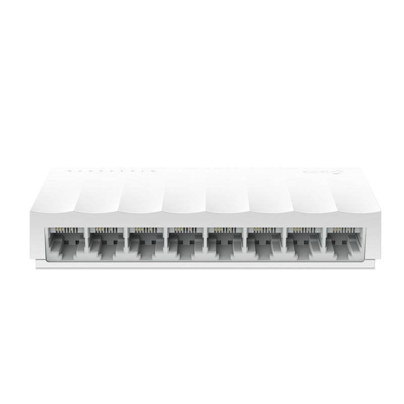 TP-Link LS1008 8-Port 10/100Mbps Desktop Switch Fanless Fast Ethernet RJ45 Network Switch Hub (Plug & Play) with Auto-Negotiation and Auto-MDI/MDIX Support TP LINK TPLINK