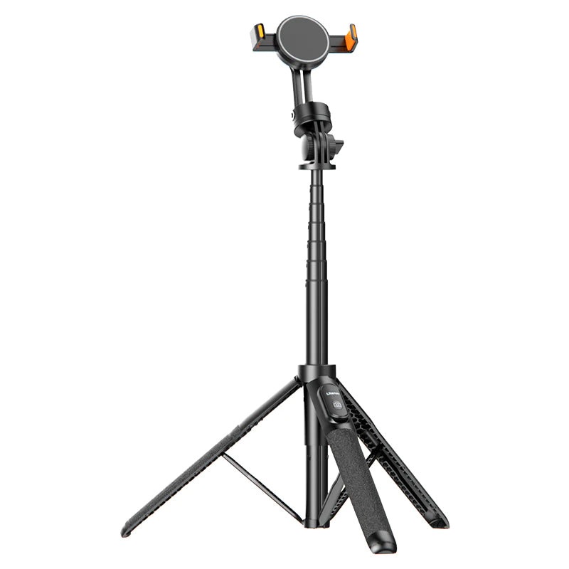 Ulanzi SK-05 Magnetic Phone Selfie Stick Tripod Kit with Bluetooth Remote Control, 360 Rotating Phone Clamp, 42cm to 160cm Retractable Length for Android, Samsung Galaxy. Huawei, iPhone Smartphones | T013GBB1