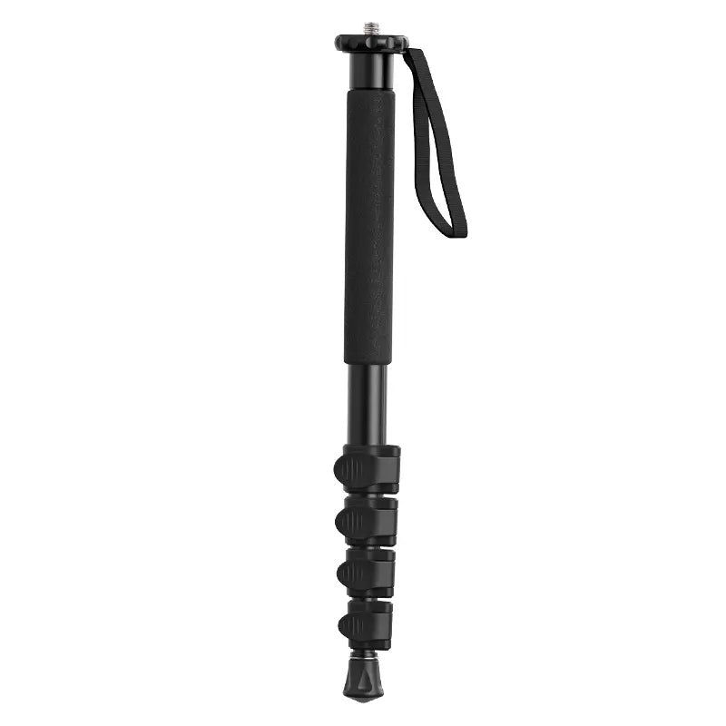 Ulanzi TB12 5-Section Aluminum Telescopic Camera Monopod with 43cm to 155cm Retractable Length, 1/4 and 3/8 Mounting Screws, 5kg Max. Load Capacity for Smartphones, DSLR, SLR, Mirrorless Cameras | T049GBB1