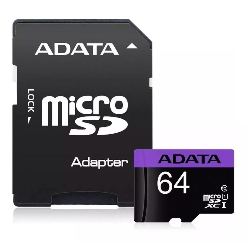ADATA Premier Micro SDHC/SDXC Card 64GB UHS-I U1 Class 10, 80 Mb/s Memory Card with Adapter | AUSDX64GUICL10-RA1