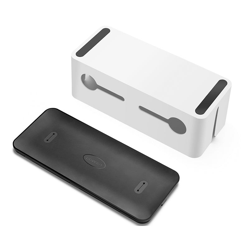 [CLEARANCE] UGREEN Univeral Power Strip Cable Oraganizer Box (Small 278x128x131mm) for Extension Cord, Adapters, Docking Hub, Plug, Socket, Charger – 30397