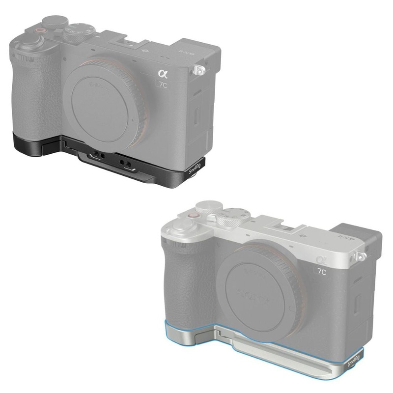 SmallRig Arca-Type Baseplate for Sony a7C II & a7CR Cameras – Hinged Door at Battery Compartment, Multiple Mounting Options, Unobstructed Access to Ports & Tilt Screen, Lightweight & Compact Design | 4439 4438