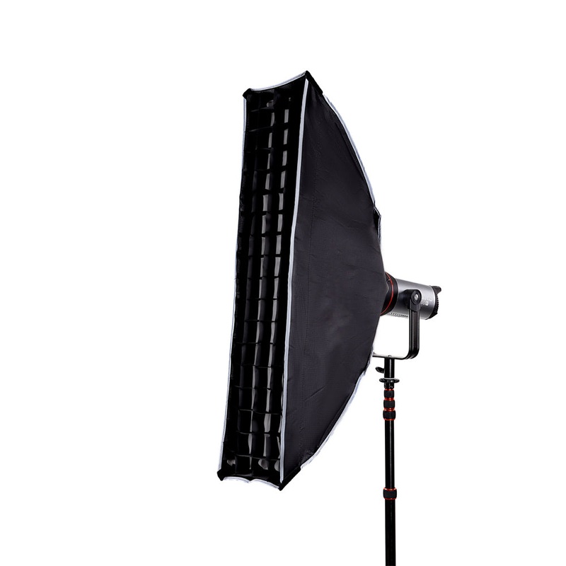 Triopo 20 x 90cm / 30 x 120cm / 60 x 90cm Rectangular Quick Collapsible Bowens Mount Softbox, Strip Box with Beam Grid for Studio Light, Camera Photography & Videography