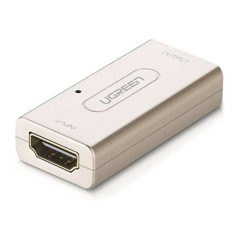 UGREEN 1080p HDMI Repeater Female to Female Extender Connector with Built-In Signal Booster, Up to 150ft Signal Transmission | 40265
