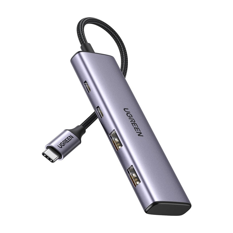 UGREEN 4 Port USB C Hub Multiport USB C & USB A 3.0 Adapter with 5Gbps Data Transmission Rate for PC, Desktop Computer, Laptop, MacBook, iMac, Tablet,  Mouse, Keyboard, Card Reader, etc. – Supports Windows, macOS, Linux, | 15395