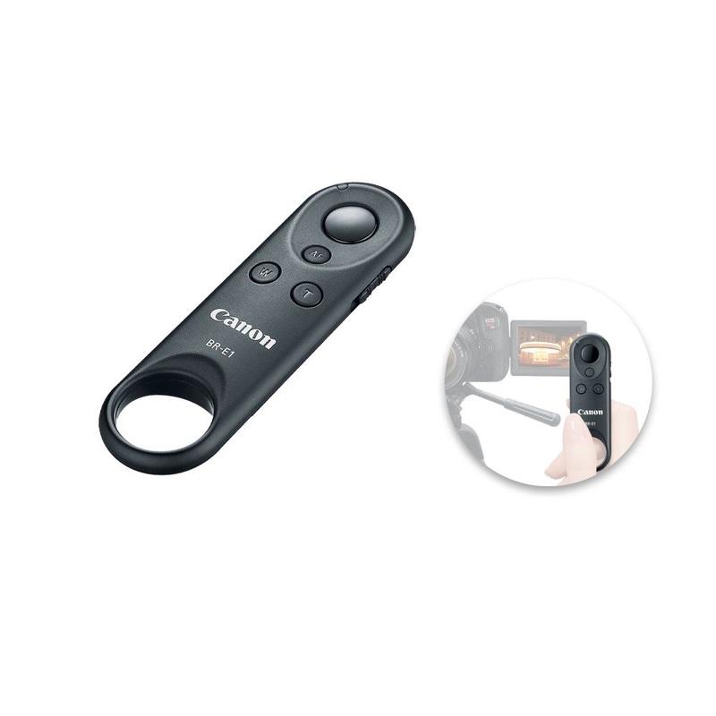 Canon BR-E1 Wireless Bluetooth Remote Control for EOS R, M6 Mark II, M50 Mark II, M200, 6D Mark II, 90D, 77D, PowerShot G5 X Mark II, G7 X Mark III, SX70 HS Digital Camera etc.