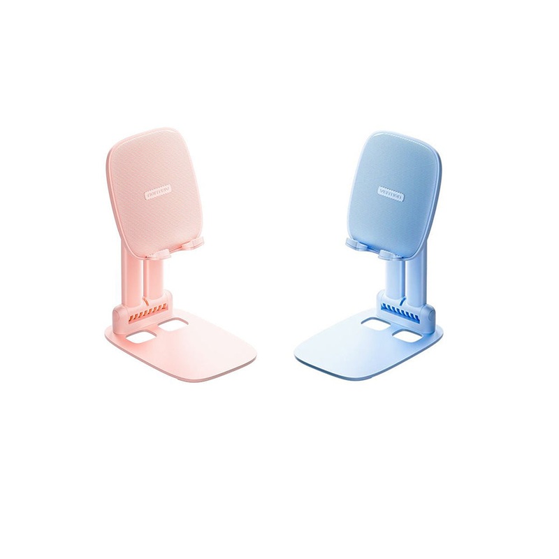 [CLEARANCE] Vention Adjustable Desktop Stand with Anti-Slip Silicone Pads, Compact Portable Design for 4.7 to 12.9 Mobile Phones and Tablets – Blue | KSGL0