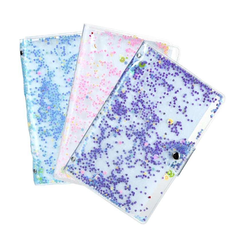 [CLEARANCE] Pikxi 96 Pockets Quicksand Clear Photo Album for Fujifilm Instax Mini Film Camera – Blue