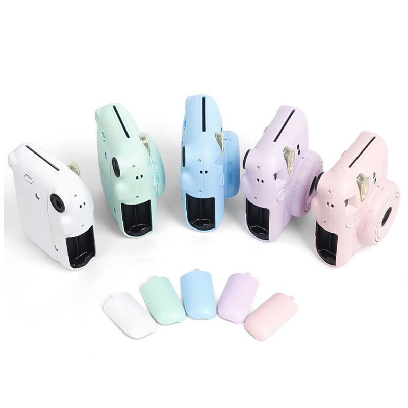 [CLEARANCE] Pikxi Battery Slot Cover Replacement for FUJIFILM Instax Mini 12 Instant Film Camera – Pastel Blue, Lilac Purple, Blossom Pink, Mint Green, Clay White – Pastel Blue