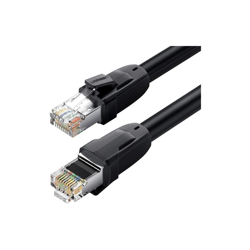 [CLEARANCE] UGREEN 15 Meters CAT8 RJ45 Ethernet Patch Network Cable with 40Gbps Data Transmission Speed, 2000Mhz Bandwidth, 26AWG S/FTP for Computers, PC, Laptop, Routers, Switch, Modems, Hubs, Network Adapters, Printers & Game Consoles | 80727
