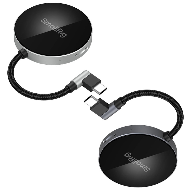 SmallRig Dual SD/TF USB 3.0 4.0 Magnetic MagSafe Memory Card Reader with SDXC / microSDXC Slots, High-Speed 104MB/s 312MB/s Data Transfer, 90 Angled Connector for Smartphones | 4869 4870