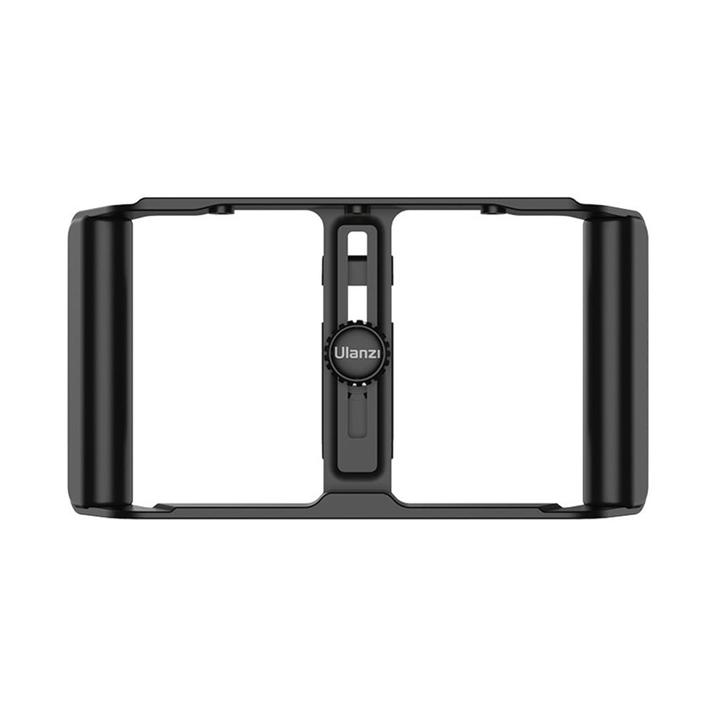 Ulanzi MA05 Universal Smartphone Cage and Bluetooth Remote w/ 5.8cm – 8.9cm Adjustable Phone Holder, Cold Shoe Mounts, ARRI Mounting Holes & Tripod Connectors, 10m Wireless Control Range for Vlog Video Mobile Livestreaming | M007GBB1
