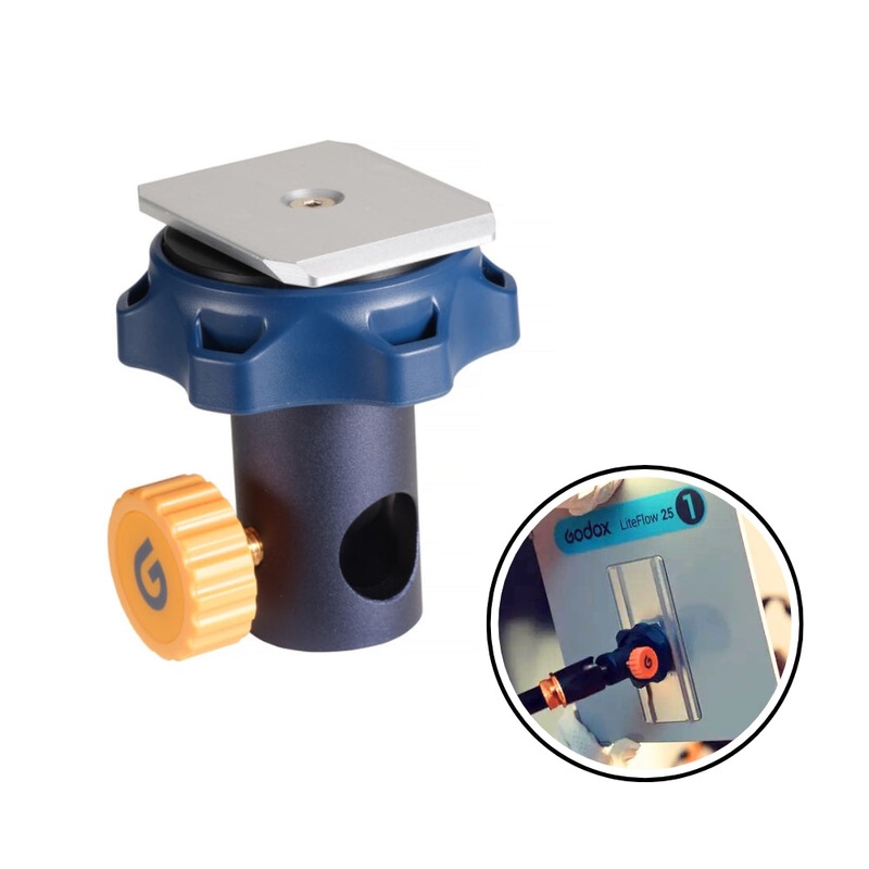 Godox WMR / WMS 5/8 Rail Mount Receiver and Stud Accessories for KNOWLED LiteFlow Cine Reflector System Lighting and Studio Equipment