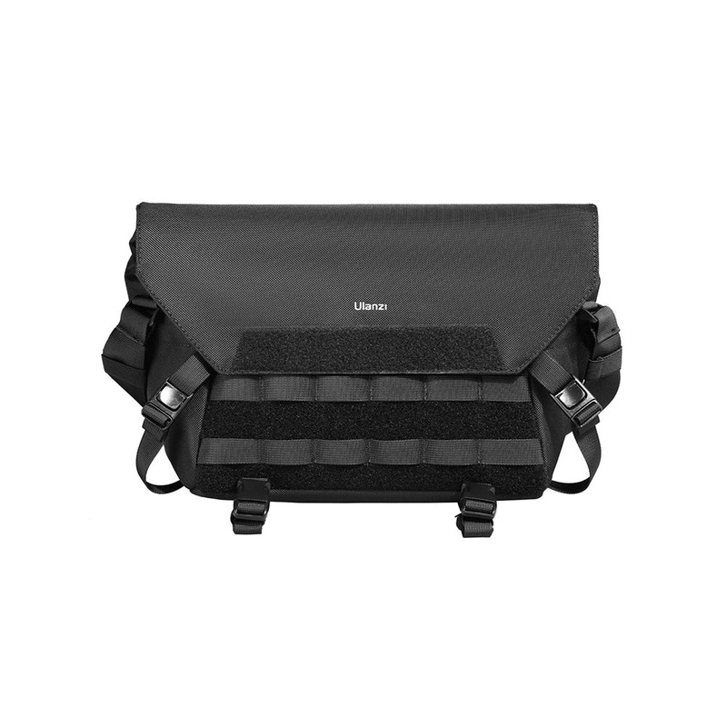 Ulanzi BC08 9L Tactical Camera Sling Bag with Tripod Strap Holder, Velcro Closure, Removable Interior Storage Dividers, and Detachable Shoulder Pad for Sony FUJIFILM Nikon Canon Panasonic Lumix Olympus DJI Insta360 GoPro