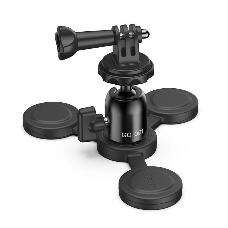 Ulanzi GO-001 GoPro / Insta360 Magnetic Mount with 360 Degree Ball Head with 1/4 Base for Sports Action Camera | C016GBB1
