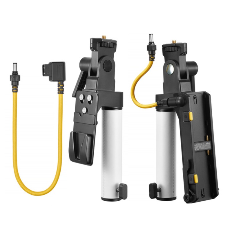 Godox Battery Handgrip for ML60IIBi LED Monolight with V-Mount / NP-F Battery Plate and Power Supply Cord | AK-B01 AK-B02