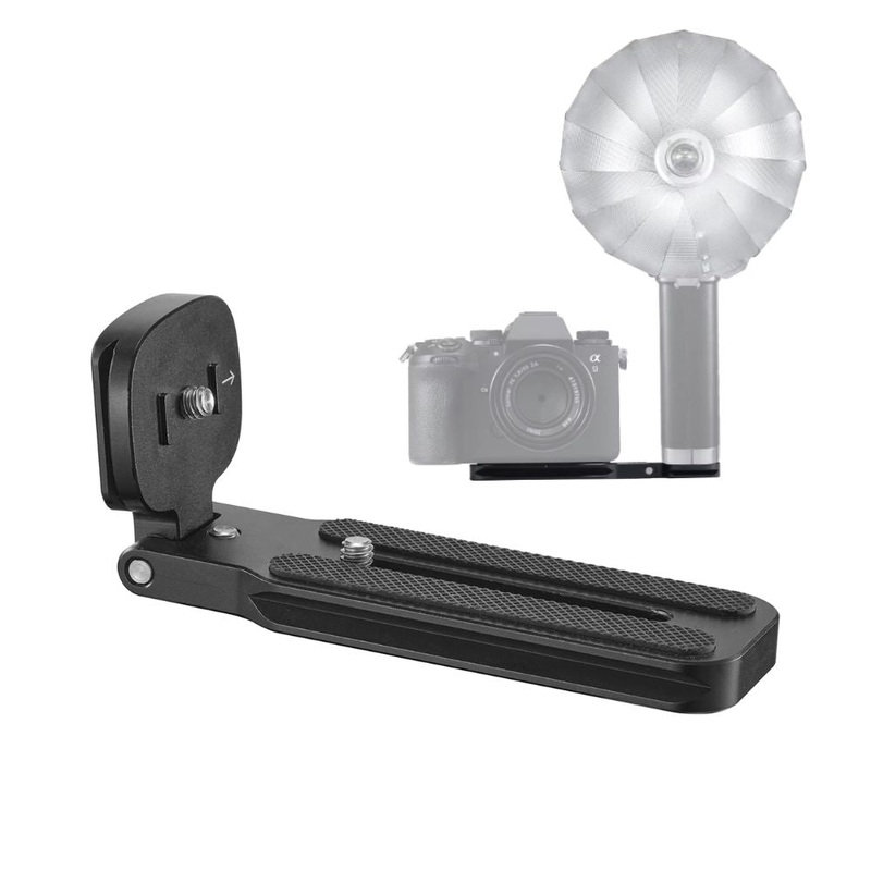 Godox FB01 Aluminum Flash Bracket for Lux Master Flash to Camera Mount with Arca-Type Quick Release Baseplate
