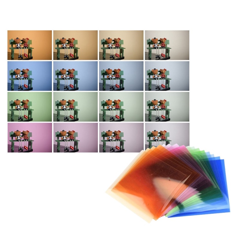 Godox SA-11T Color Temperature Adjustment Set for S30 Focusing Light with 16 Color Correction Filters – Studio and Lighting